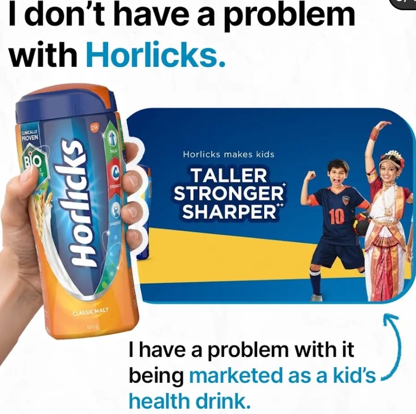 Horlicks not for Kids