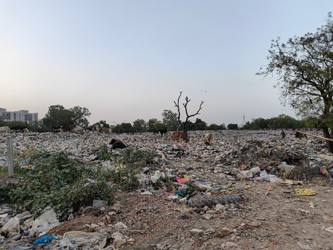 Kanawni village waste landfill