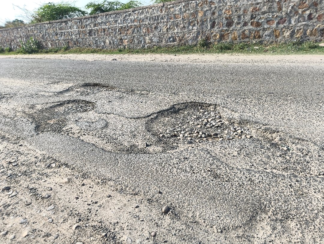 Nandigram broken road, pathetic condition
