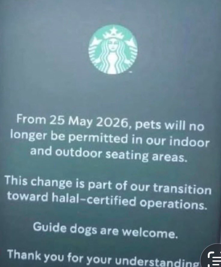 starbucks gone halal.